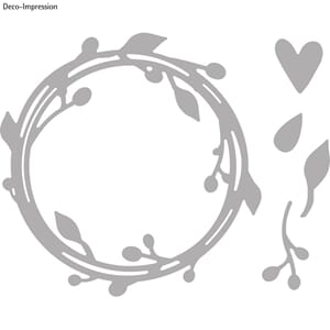 Rayher dies - Bladkrans og tilbehør dies, 5/Pkg