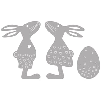 Rayher dies - Påskevenner dies, 3/Pkg