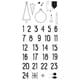Christmas Adventskalender Nordic clear stamps