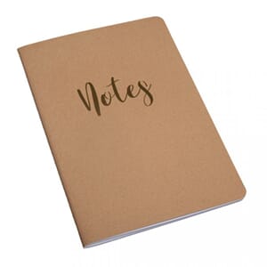 Booklet Notes, str A5, 60 sider, liniert, 80 g/m², kraft