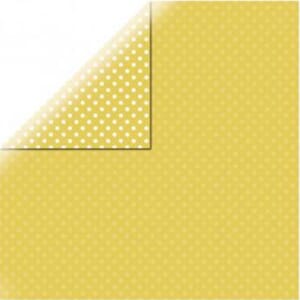 Dots & Stripes - Corn Yellow, str 12x12 inch