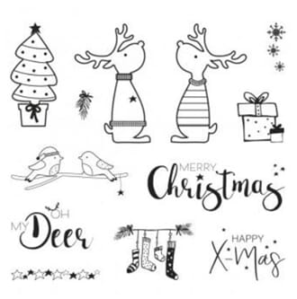 Rayher stamps - Christmas reindeer