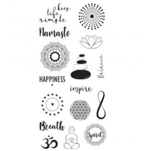 Rayher stamps - Mandala