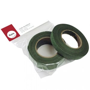 Blomstertape - Olive, bredde 13 mm, roll 27,5 m