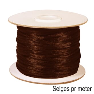 Sateng tråd - Brun, str 2 mm