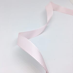 Dekorbånd - Lyse rosa, 15 mm