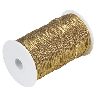 Dekorativ tråd - Gull, str 1 mm