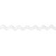 Zigzag braid - White, bredde 14 mm