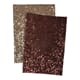 Glitterstoff - Red&Gold, str 14.8x21cm, 2/Pkg