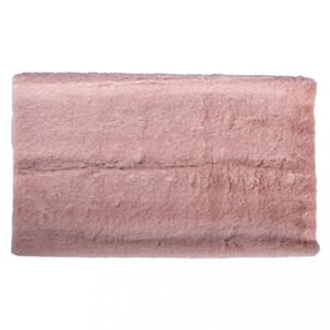 Plysjstoff - Lyse rosa, 51x43cm, 285g/m², 1 stk