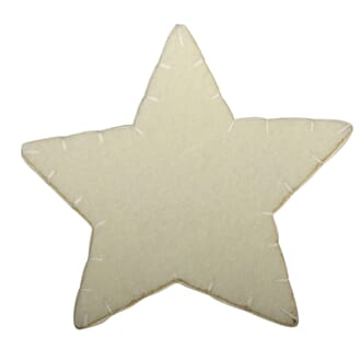 Rayher: Filt stjerne 10cm - Vanilla