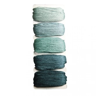 Rayher: Blue Green - Stitch & Knot bomullstråd 5x10m
