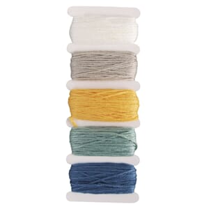 Pastell farger - Stitch & Knot bomullstråd 5x10m