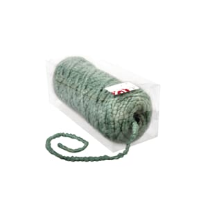Wool cord with jute core, 8mm ø, turquoise