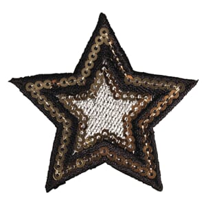 Strykemerke - Star, str 6 cm, 1/Pkg