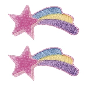 Strykemerke - Falling star, str 5x2.5 cm, 1/Pkg