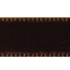 Fløyelsbånd 3mm - Mørk Brun, 3 meter