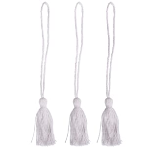 Dusker - Hvit, lengde 26 cm, 3/Pkg