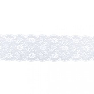 Dekorbånd - Hvit blonde, bredde 14,5 cm, 7.5 m