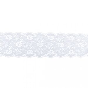 Dekorbånd - Hvit blonde, bredde 14,5 cm, 7.5 m