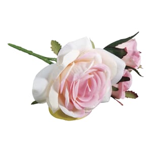 Kunstige blomster - Roser, rosa, str 15cm, 1 stilk