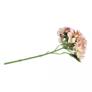 Kunstige blomster - Hortensia, pink, str 33 cm, 1 stilk