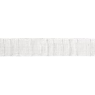 Dekorbånd - Hvit, bredde 25 mm, metervare
