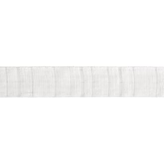 Dekorbånd - Hvit, bredde 25 mm, metervare