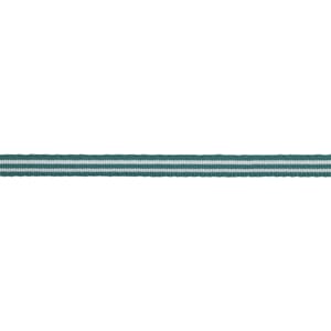 Dekorbånd - Stripet petrol, bredde 6 mm, metervare