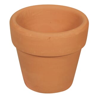 Terracotta potte, str 4 cm, høyde 3.5 cm