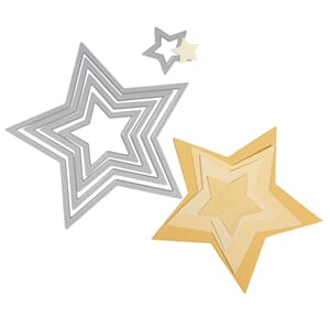 Sizzix: Stars - Framelits Dies 5/Pkg