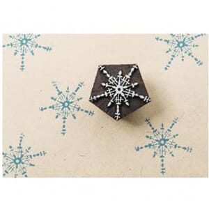 Rayher: Blockwallah stamp: snowflake