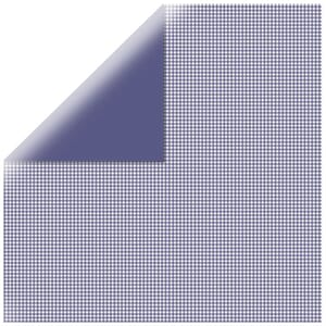 Mønsterark - Blå rutet, str 30.5x30.5 cm