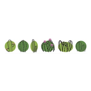 Washitape - Cactus Family, 15 mm x 15 m