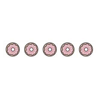Washitape - Rose Donuts, 15 mm x 15 m