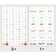 Planner stickers - Happy,  Numbers & Months, 4 ark