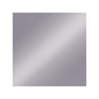 Metallark - Sølv, speil effekt, 12x12 inch