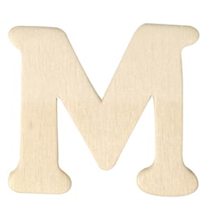 Trebokstav & tall - M, str 4 cm