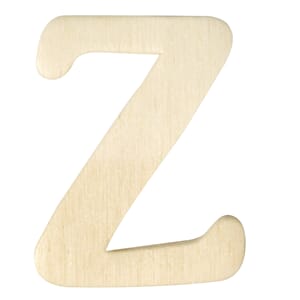 Trebokstav & tall - Z, str 4 cm