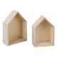 Trekasse - Husform, FSC 100%, str 14x10x4cm+12,5x8,5x4cm