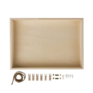 Treramme med oppheng, str 36x25x5 cm