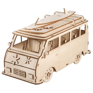 Byggesett i 3D - Campingbil, str 30x13x17 cm