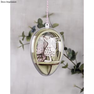 Delbart egg innsett - God vår, str 9.5 cm