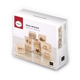 Treklosser, natur, str 4,5x4,5x4,5 cm, 9/Pkg