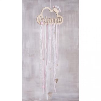 Drømmefanger - Prinsesse, rosa, str 22x12,5 cm, 1 sett