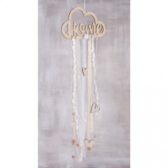 Drømmefanger - Home, beige, str 22x12,5 cm, 1 sett