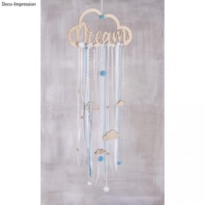 Drømmefanger - Dream, lyseblå, str 22x12,5 cm, 1 sett