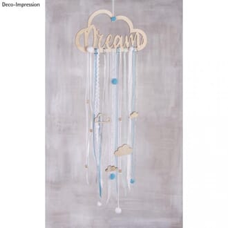 Drømmefanger - Dream, lyseblå, str 22x12,5 cm, 1 sett
