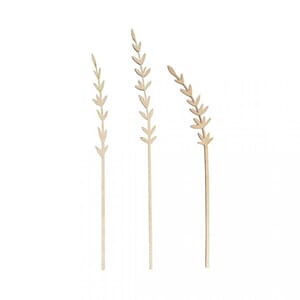 Tredekor - Lavendel, str 17+20 cm, 3 stk