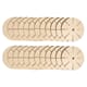 Flette skiver - Makrame, str 9,5x9,5cm, 24 stk